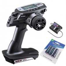 Sanwa MX-6 Combo with 4 LR6 Gens ACE Batteries with RX391 waterproof receiver / 101A32571BAT